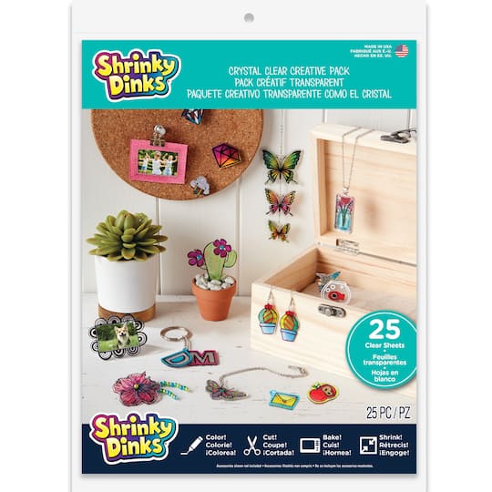 Shrinky Dinks Crystal Clear Creative Pack Michaels